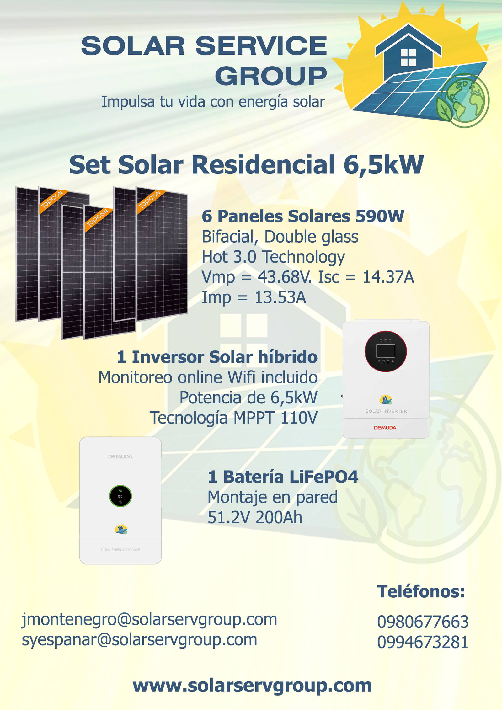 Set Solar 6,5kW: imagen 3
