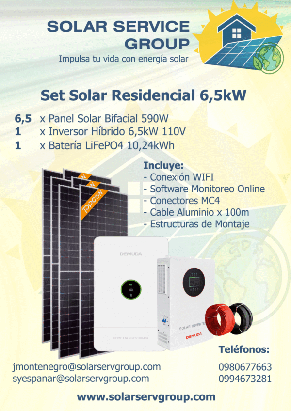 Set Solar 6,5kW