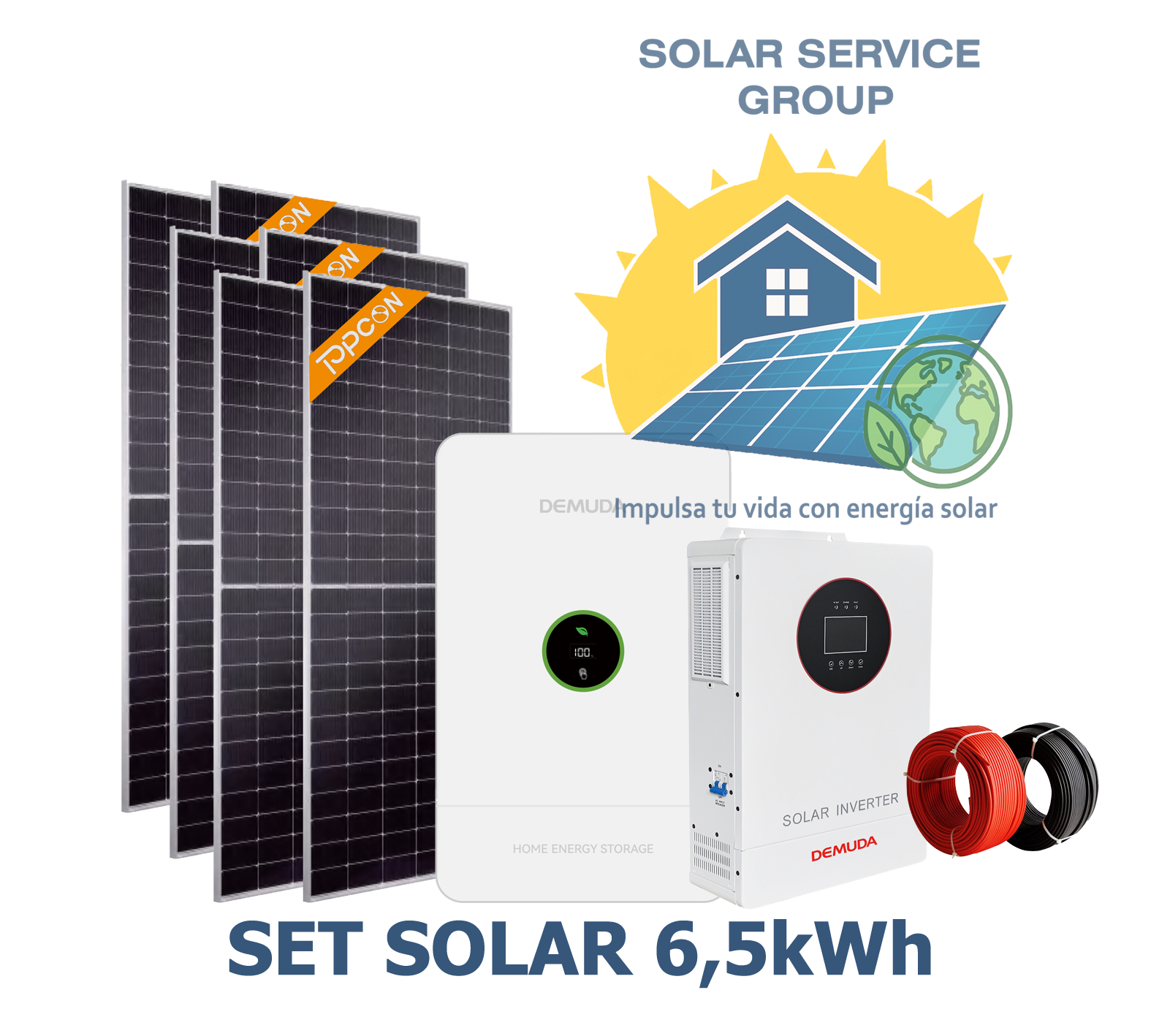 Set Solar 6,5kW: imagen 1