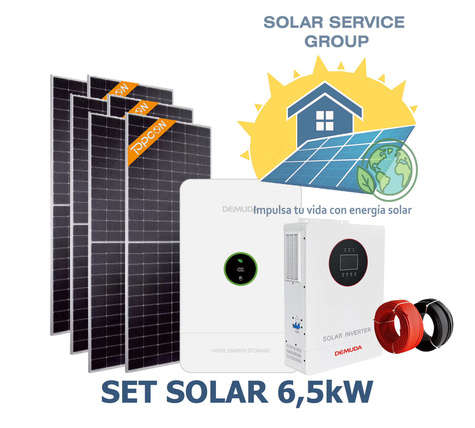 Set Solar 6,5kW: imagen 1
