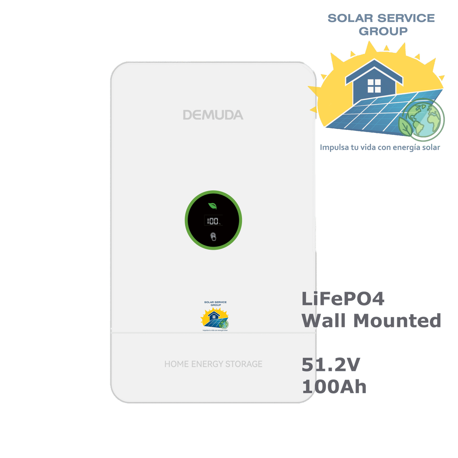 Batería LiFePO4 51.2V 100Ah Wall-Mounted: imagen 1