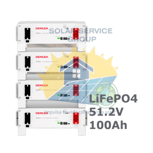 Batería LiFePO4 51.2V 100Ah Rack-Mounted